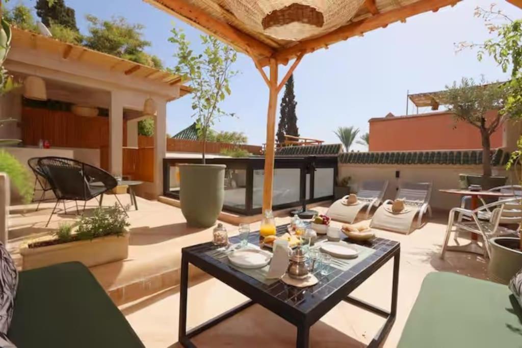 Riad Ptit Kech, Bassin Terrasse - Petits Dejeuners Marrakesh Eksteriør billede